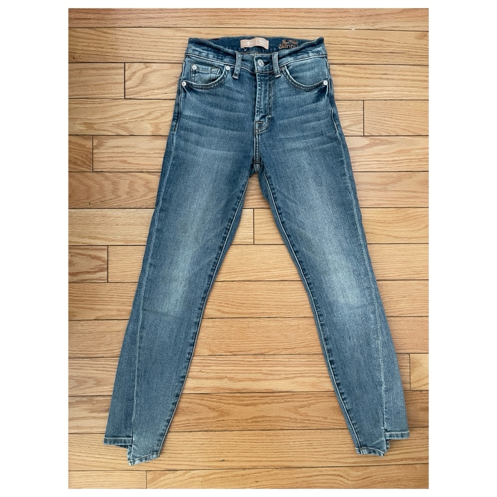 7 for All Mankind Ankle Skinny Jeans. Size 23